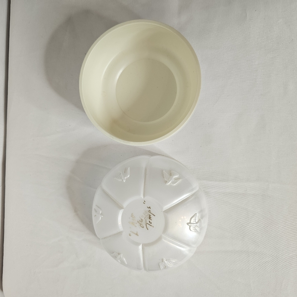 Vintage Parfums Nina Ricci Dusting Powder Empty Round Box & Cover Collectable - Picture 2 of 4
